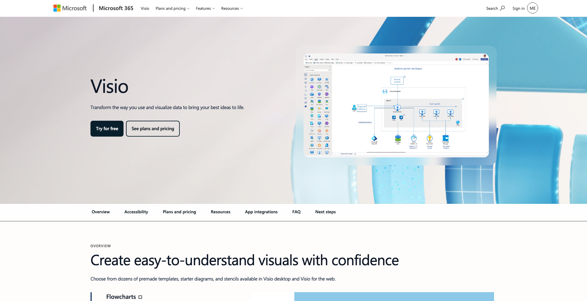 Microsoft Visio product page